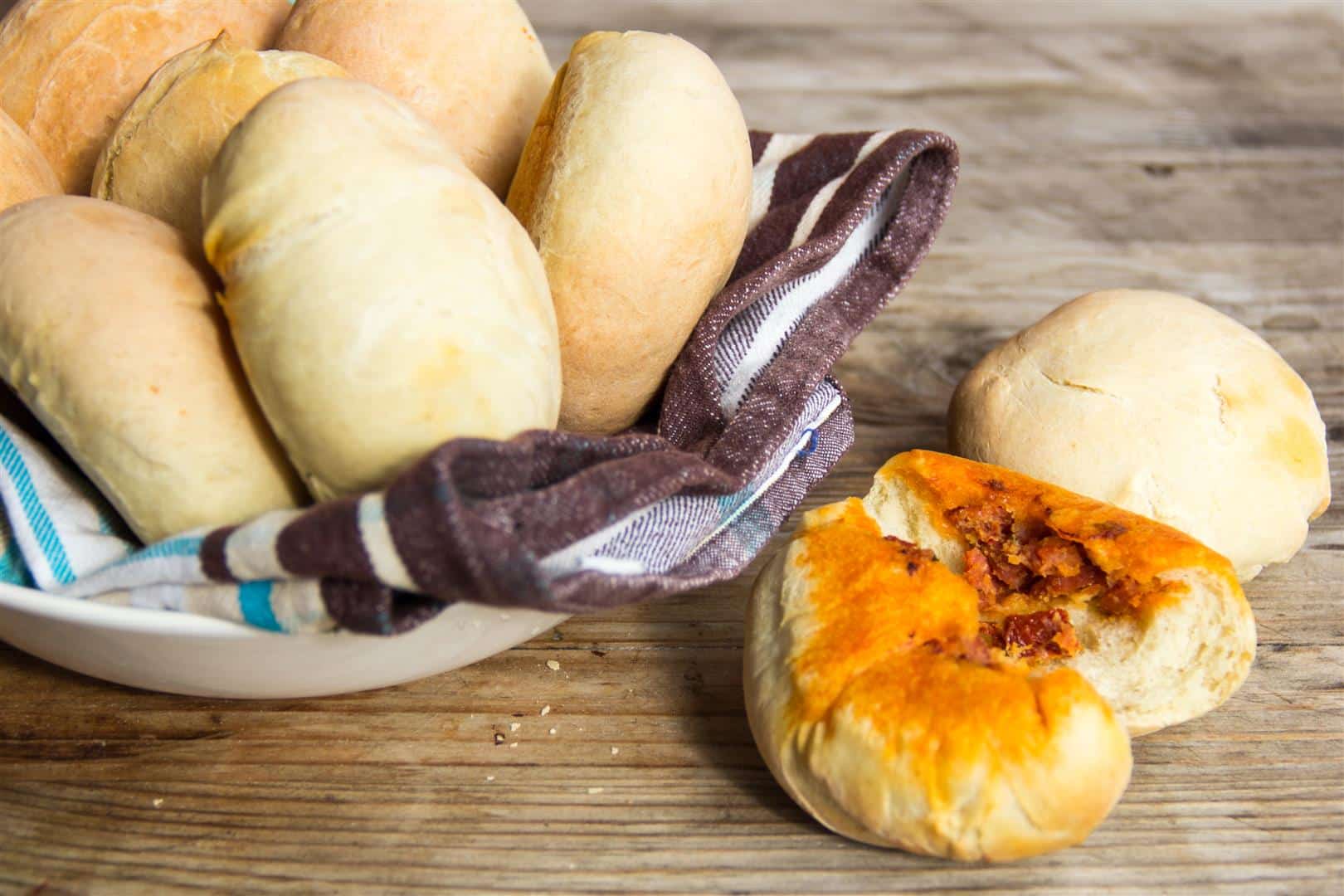 Stuffed Bread Rolls Five Euro Food